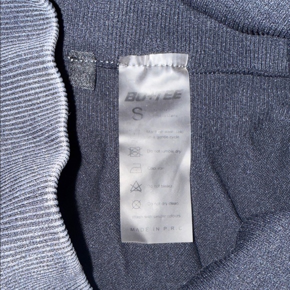 Bo+Tee Black Althetic Bike Shorts Size Small - Picture 5 of 5